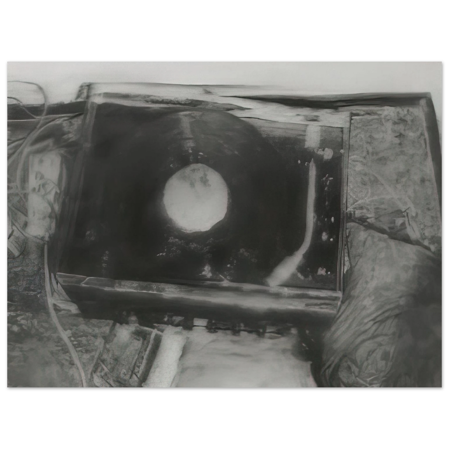 Gerhard Richter - RECORD PLAYER 1988  75x100 cm / 30x40inches Fine Art Poster