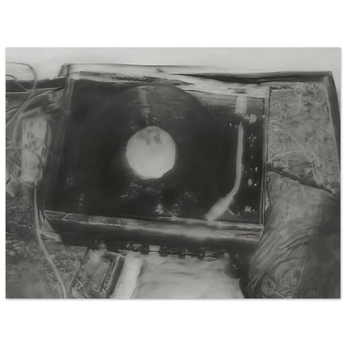 Gerhard Richter - RECORD PLAYER 1988  75x100 cm / 30x40inches Fine Art Poster