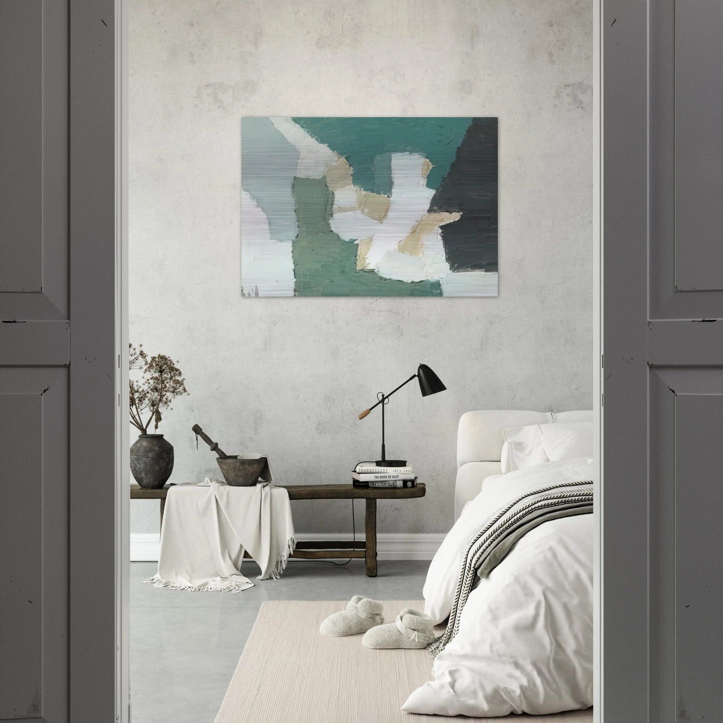 Composition - 1949 - Nicolas de Stael Brushed Aluminum Print - 70x100 cm / 28x40 inches | Nicolas de Stael Aluminum Print | Nicolas de Stael Prints