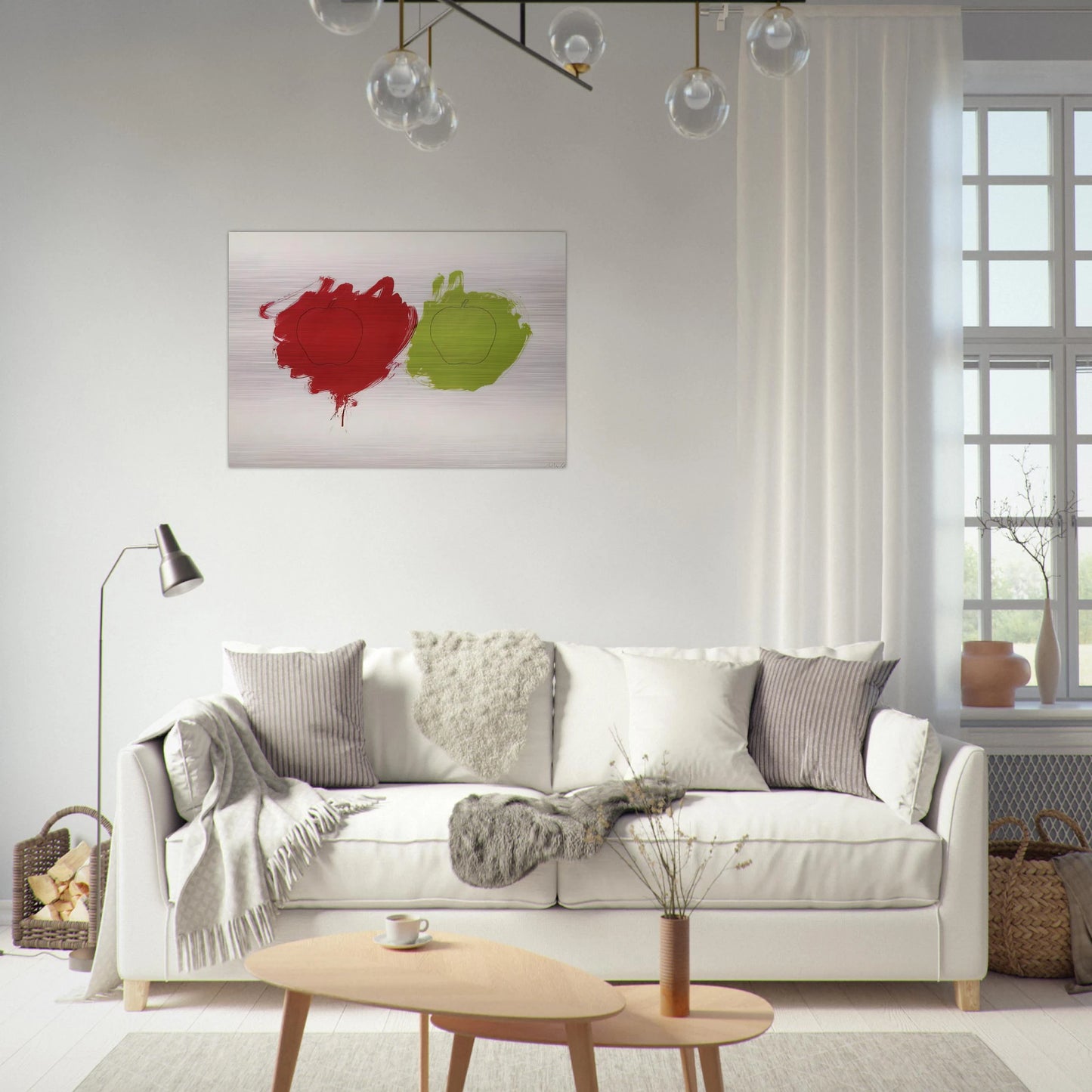 Cut - 1964 - Billy Apple Brushed Aluminum Print - 70x100 cm / 28x40 inches | Billy Apple Aluminum Print | Billy Apple Prints