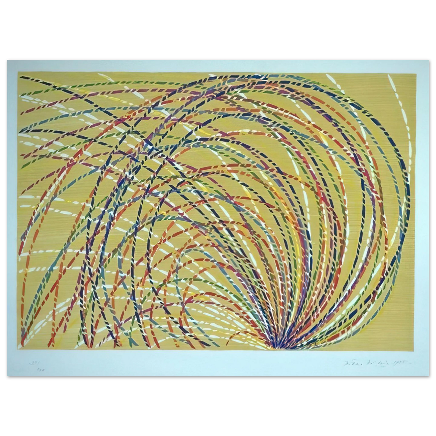 Piero Dorazio - Aurora - 1985  75x100 cm / 30x40inches Fine Art Poster