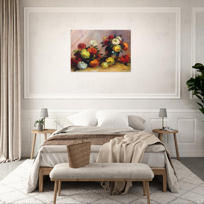 Bouquets of Flowers - Pierre-Auguste Renoir Acrylic Print - 70x100 cm / 28x40″ inches | Pierre-Auguste Renoir Wall Art | Pierre-Auguste Renoir Prints