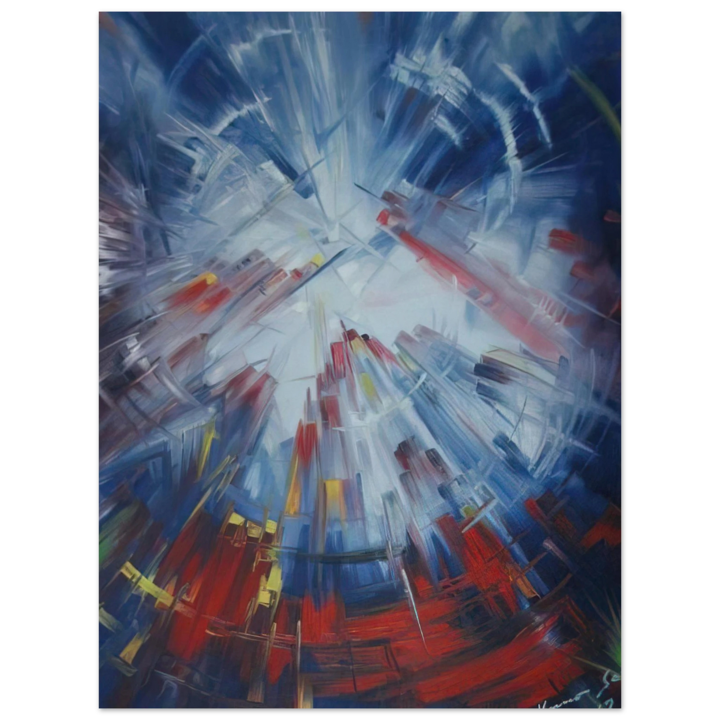 Konrad Zuse - Vantage Point  75x100 cm / 30x40inches Fine Art Poster