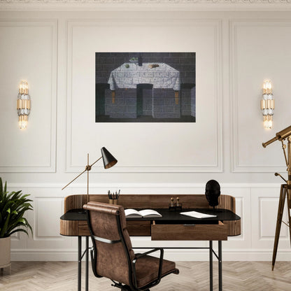 THE ENDEARING TRUTH 1966 - Rene Magritte Brushed Aluminum Print - 70x100 cm / 28x40 inches | Rene Magritte Aluminum Print | Rene Magritte Prints