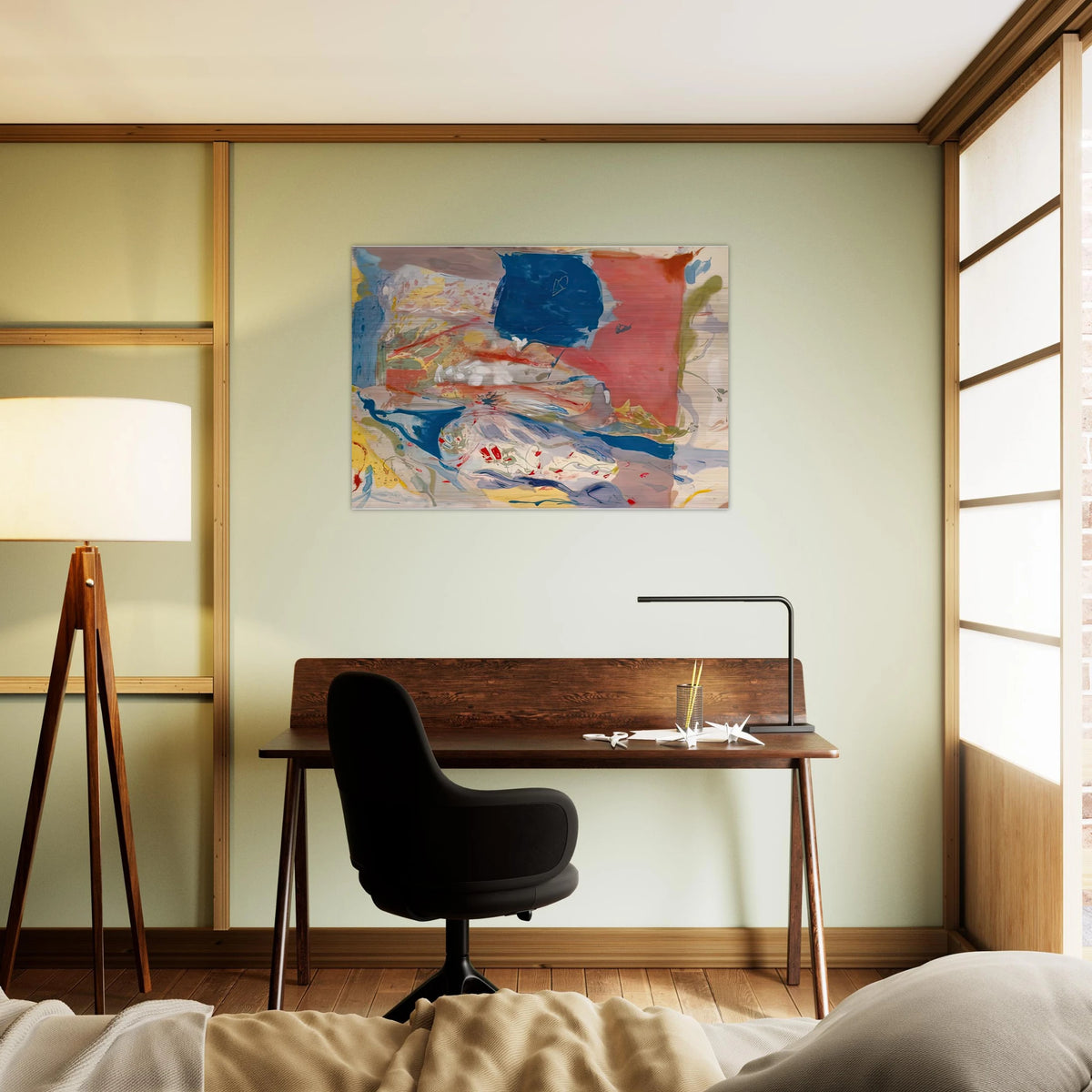 Lorelei, 1957- - Helen Frankenthaler Brushed Aluminum Print - 70x100 cm / 28x40 inches | Helen Frankenthaler Aluminum Print | Helen Frankenthaler Prints