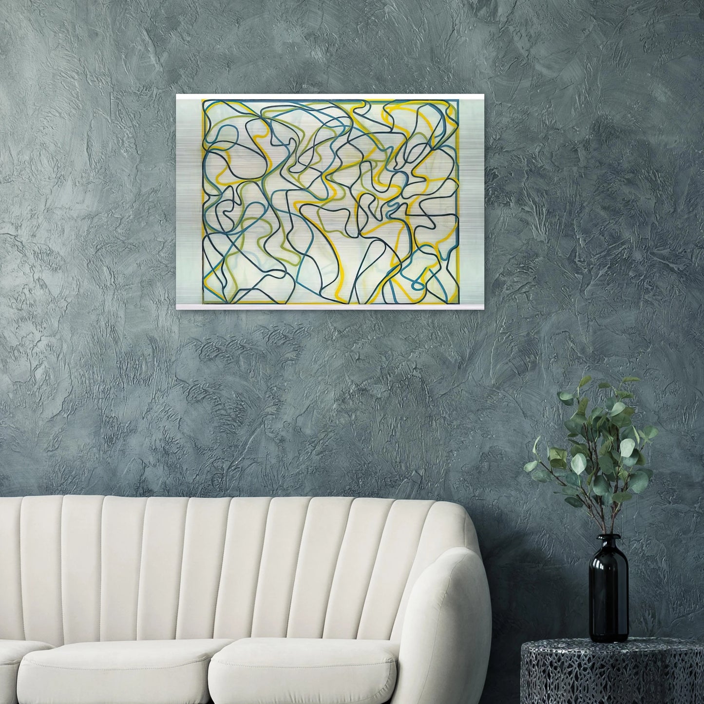 Third Letter - 2009 - Brice Marden Brushed Aluminum Print - 70x100 cm / 28x40 inches | Brice Marden Aluminum Print | Brice Marden Prints