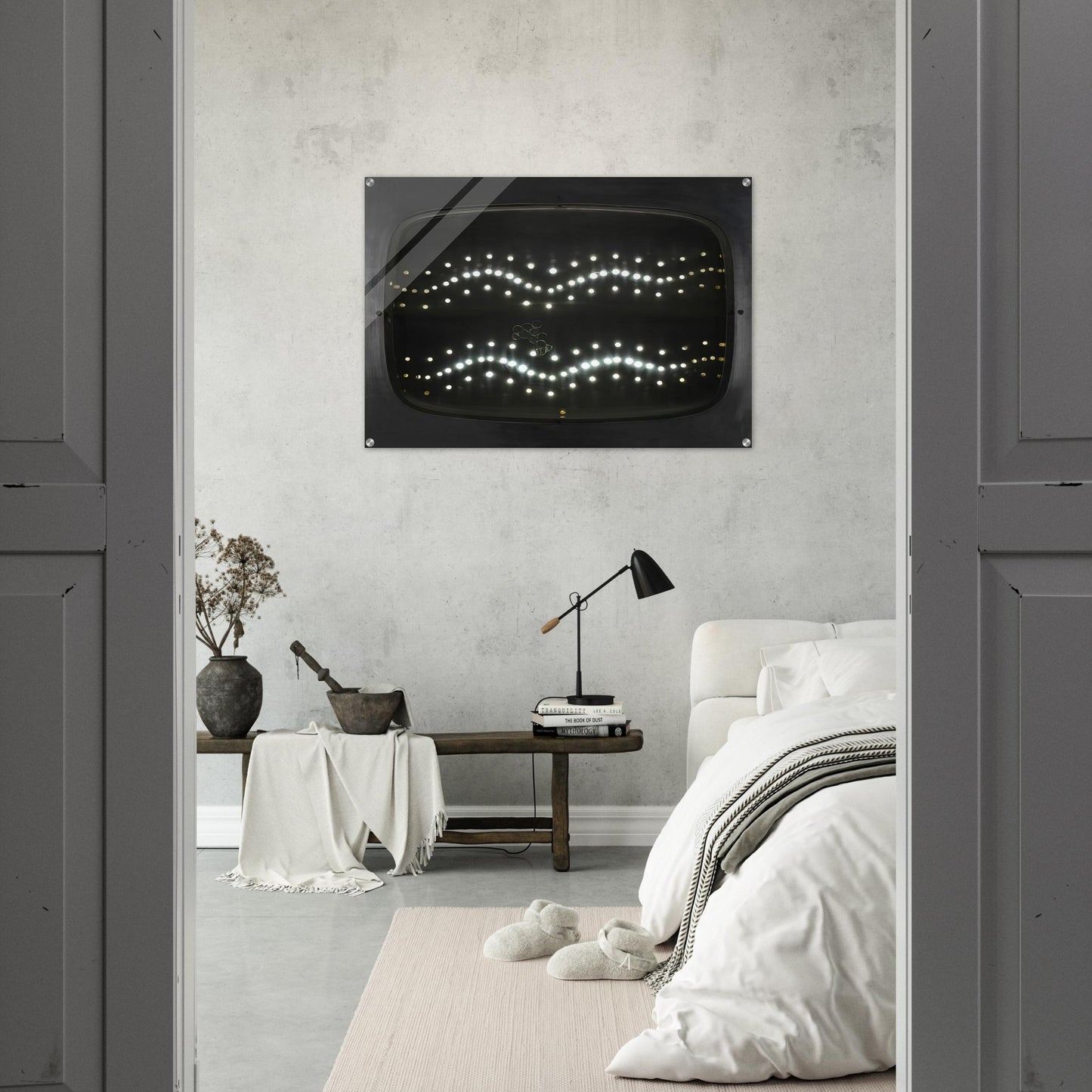 Televisor hidraulizado 1 - 1956 - Gyula Kosice Acrylic Print - 70x100 cm / 28x40″ inches