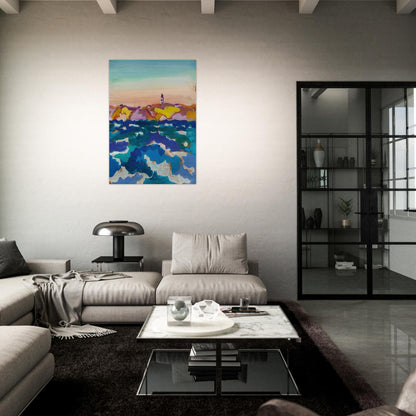 Le Phare - 1958 - Charles Lapicque Brushed Aluminum Print - 70x100 cm / 28x40 inches | Charles Lapicque Aluminum Print | Charles Lapicque Prints