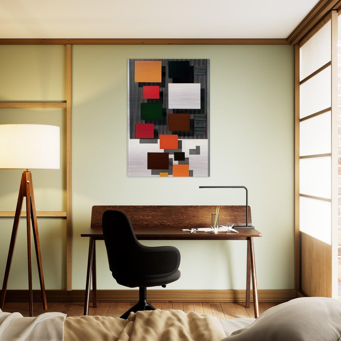 VIBRATION SUPERIEURE 1998 - Jesus Rafael Soto Brushed Aluminum Print - 70x100 cm / 28x40 inches | Jesus Rafael Soto Aluminum Print | Jesus Rafael Soto Prints