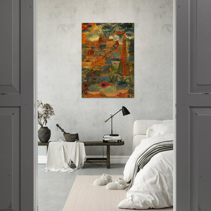 PARIS 1934 - Raoul Dufy Brushed Aluminum Print - 70x100 cm / 28x40 inches | Raoul Dufy Aluminum Print | Raoul Dufy Prints