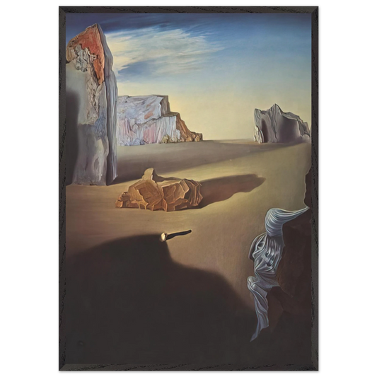 SHADES OF NIGHT DESCENDING - Salvador Dali 70x100 cm / 28x40 inches Framed Art Print – Black Wooden Frame