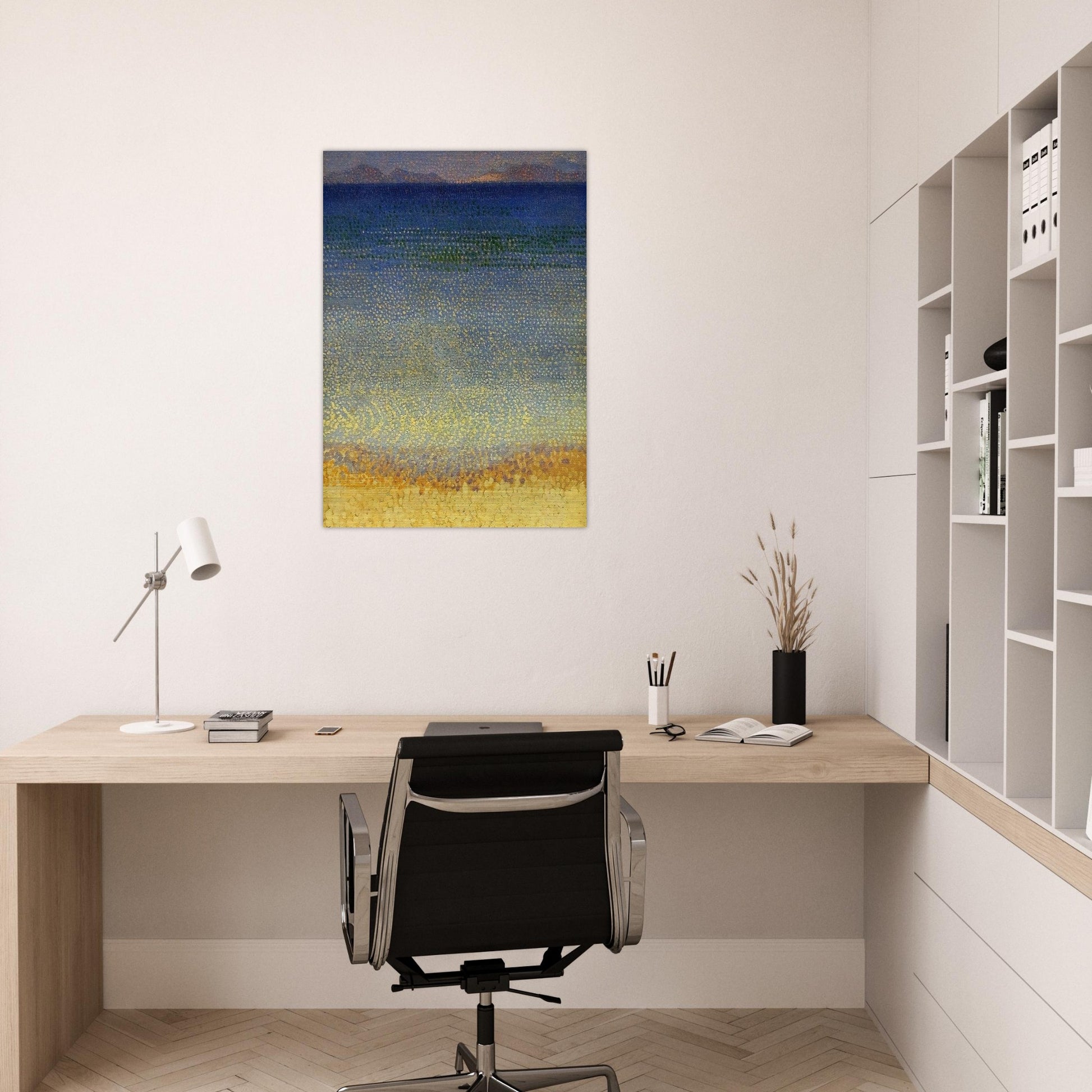 The Iles d'Or The Iles d'Hyeres, Var - Henri-Edmond Cross Brushed Aluminum Print - 70x100 cm / 28x40 inches | Henri-Edmond Cross Aluminum Print | Henri-Edmond Cross Prints