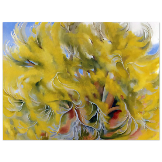 Georgia O'Keeffe - Cottonwood Tree in Spring Fine Art Poster