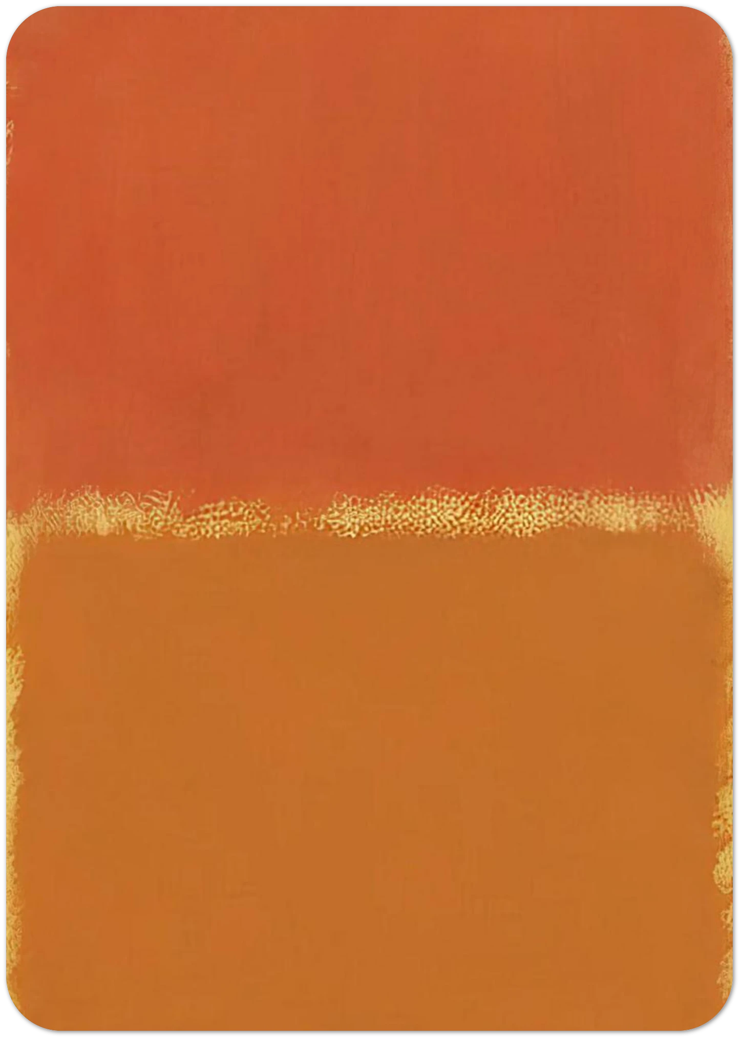 Orange, Red, Orange - 1961 By Mark Rothko Pack of 10 Post Cards | Mark Rothko Post Cards | A6 (10.5 x 14.8 cm) - 4.1 x 5.8 inches