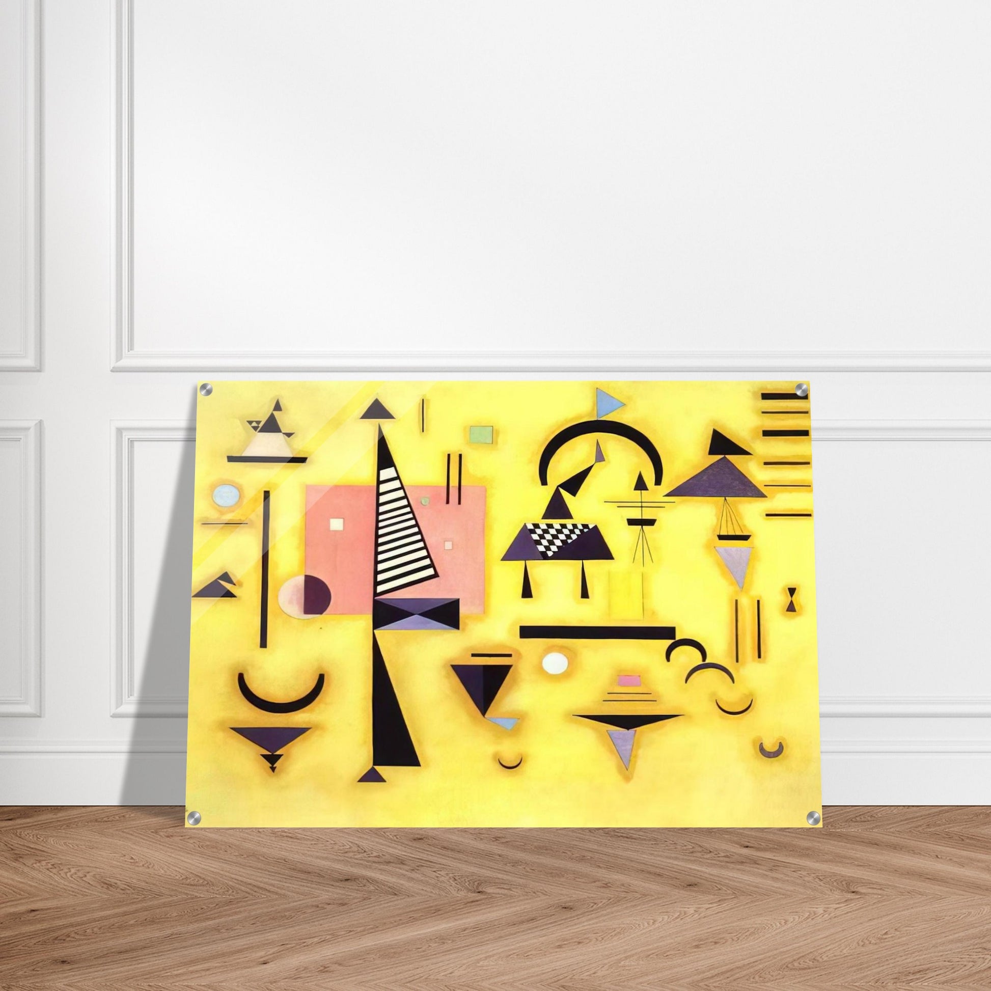 DECISIVE PINK 1932 - Wassily Kandinsky Acrylic Print - 70x100 cm / 28x40″ inches | Wassily Kandinsky Wall Art | Wassily Kandinsky Prints