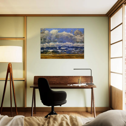 Over the Great Divide - Childe Hassam Brushed Aluminum Print - 70x100 cm / 28x40 inches | Childe Hassam Aluminum Print | Childe Hassam Prints