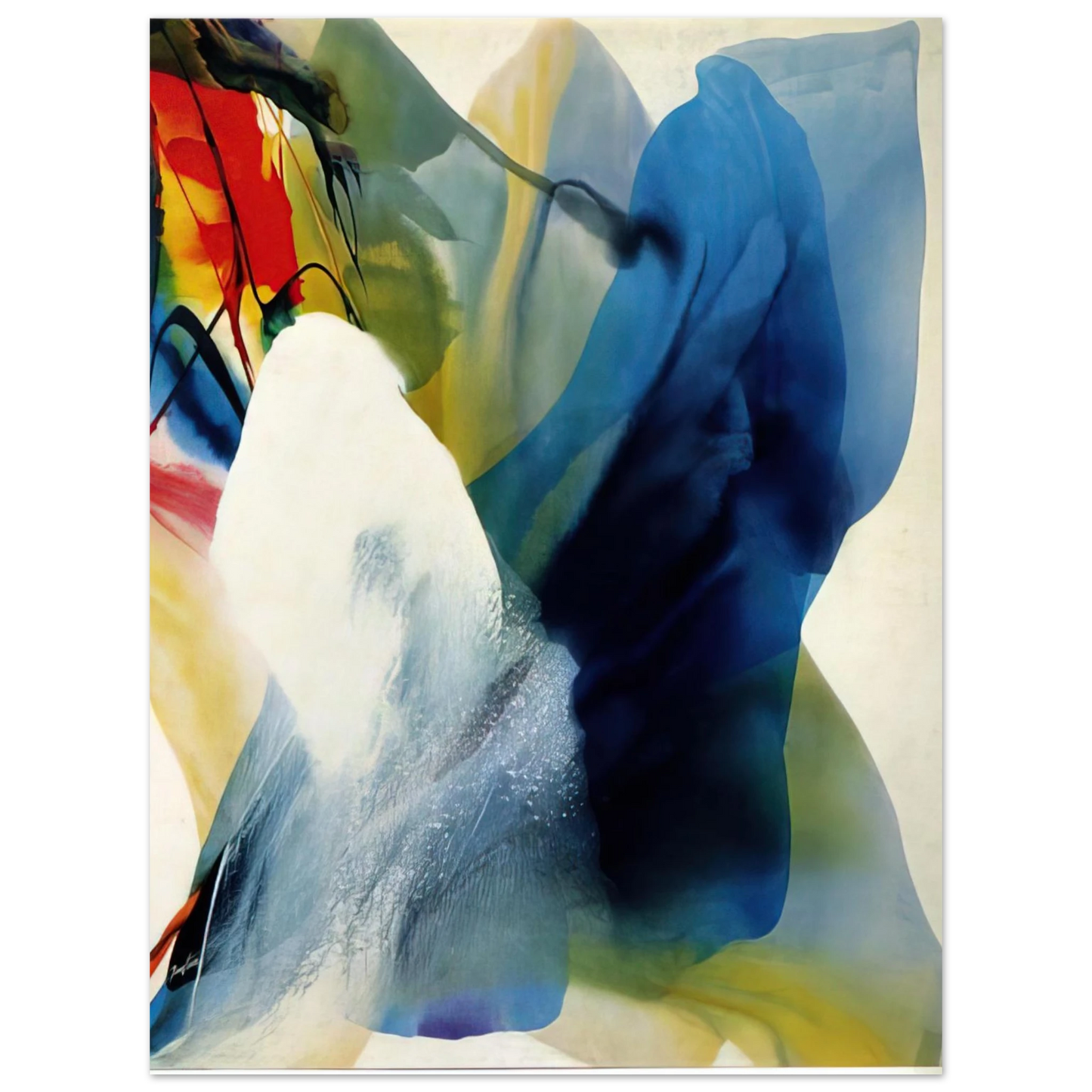 Paul Jenkins - Phenomena Graced by Three  75x100 cm / 30x40inches Fine Art Poster