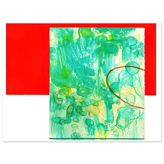 Sam Gilliam - Bluest  75x100 cm / 30x40inches Fine Art Poster