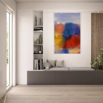 Free Spirit - 1991 - Ronnie Landfield Art Prints - 100x150 cm / 40x60″ inches | Ronnie Landfield Poster | Ronnie Landfield Prints
