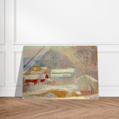 Norwegian Landscape, Sandviken - claude monet Acrylic Print - 70x100 cm / 28x40″ inches