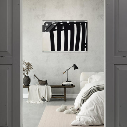 Peinture 202 x 327 cm, 17 janvier 1970 - 1970 - Pierre Soulages Acrylic Print - 70x100 cm / 28x40″ inches