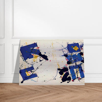 Untitled  EXP-SF-09-17-78  - Sam Francis Brushed Aluminum Print - 70x100 cm / 28x40 inches | Sam Francis Aluminum Print | Sam Francis Prints
