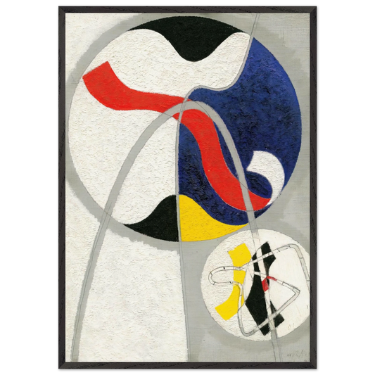 Project for the sculpture Bennett - Laszlo Moholy-Nagy 70x100 cm / 28x40 inches Framed Art Print – Black Wooden Frame