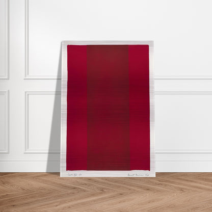Canto XIV - Barnett Newman Brushed Aluminum Print - 70x100 cm / 28x40 inches | Barnett Newman Aluminum Print | Barnett Newman Prints