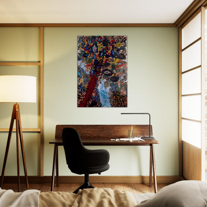 The Tree of Paradise - Seraphine Louis Brushed Aluminum Print - 70x100 cm / 28x40 inches | Seraphine Louis Aluminum Print | Seraphine Louis Prints