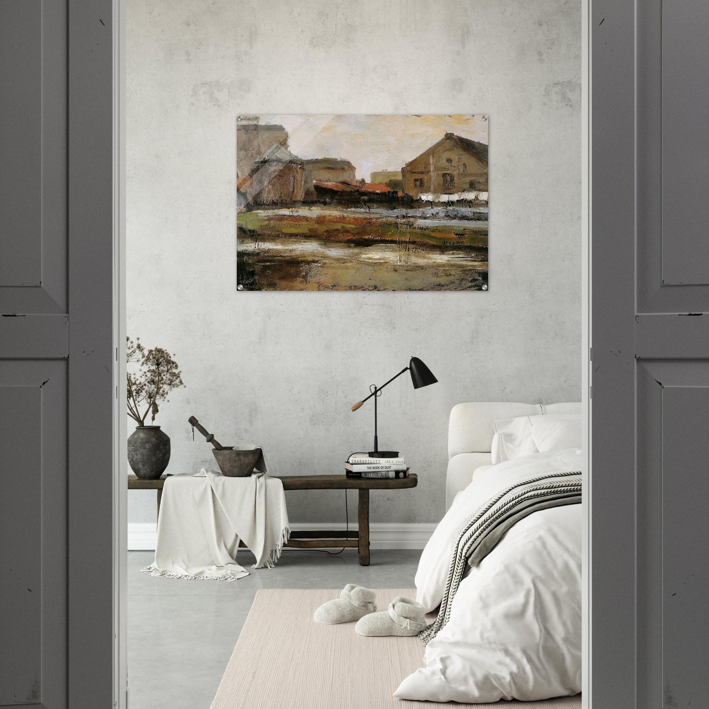 Schinkelbuurtje Sun - Piet Mondrian Acrylic Print - 70x100 cm / 28x40″ inches | Piet Mondrian Wall Art | Piet Mondrian Prints