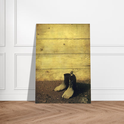 THE RED MODEL 1934 - Rene Magritte Brushed Aluminum Print - 70x100 cm / 28x40 inches | Rene Magritte Aluminum Print | Rene Magritte Prints