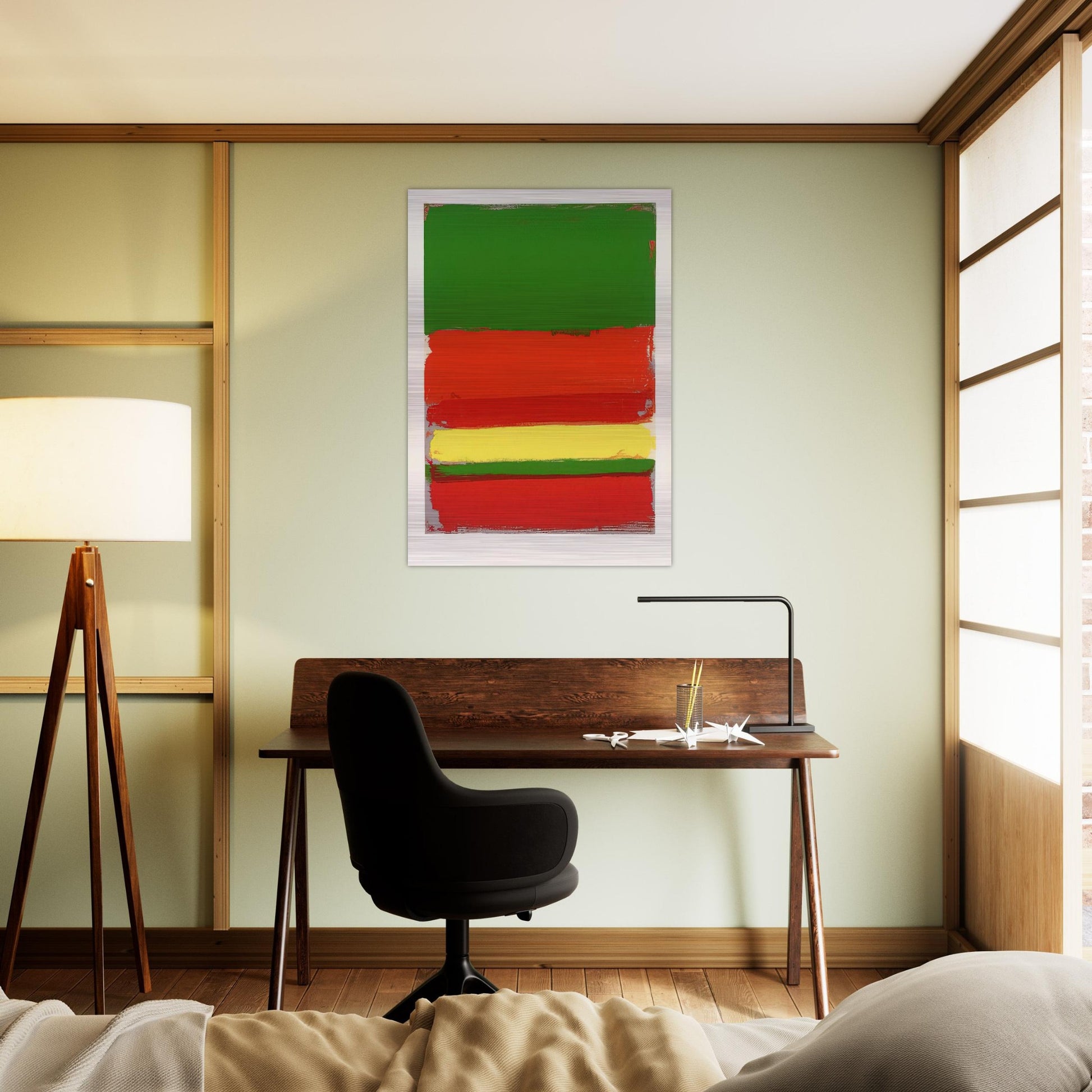 Untitled from the Shapes of Colour - 1978 - Patrick Heron Brushed Aluminum Print - 70x100 cm / 28x40 inches | Patrick Heron Aluminum Print | Patrick Heron Prints