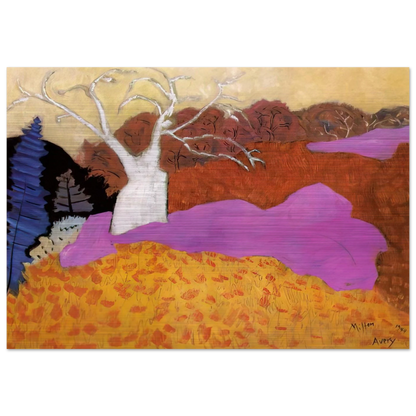 Autumn - 1944 - Milton Avery Brushed Aluminum Print - 70x100 cm / 28x40 inches | Milton Avery Aluminum Print | Milton Avery Prints