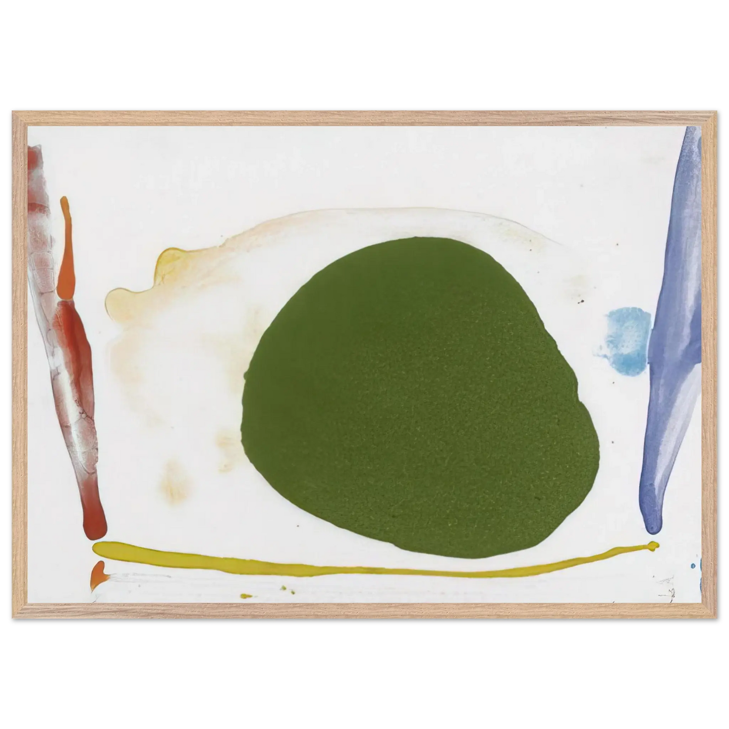 Helen Frankenthaler - Thanksgiving Day - 1973 Wall art - 45x45 cm / 18x18 Inches - Fine Art Poster - -