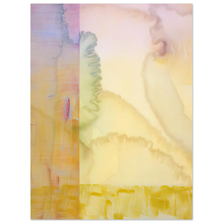 Ronnie Landfield - Goldenrods - 1975  75x100 cm / 30x40inches Fine Art Poster