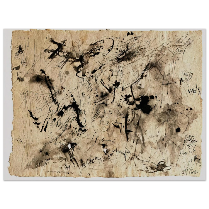 Jackson Pollock - UNTITLED 1951 1  75x100 cm / 30x40inches Fine Art Poster