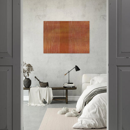 Pumpkin - 1959 - Gene Davis Brushed Aluminum Print - 70x100 cm / 28x40 inches | Gene Davis Aluminum Print | Gene Davis Prints