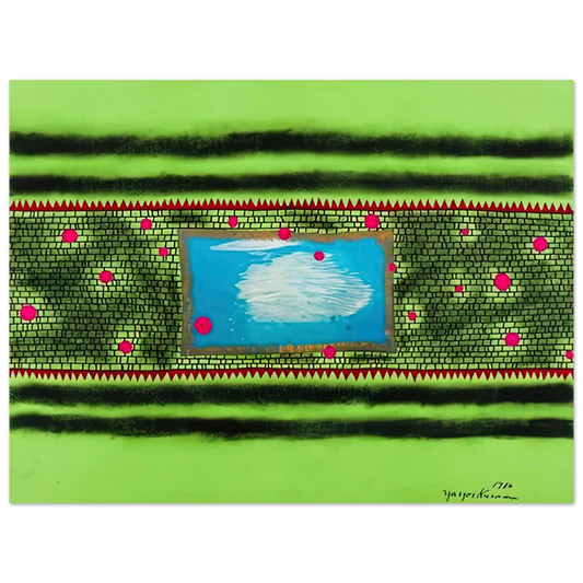 Yayoi Kusama - TRAVELING WATER 1980 Fine Art Poster