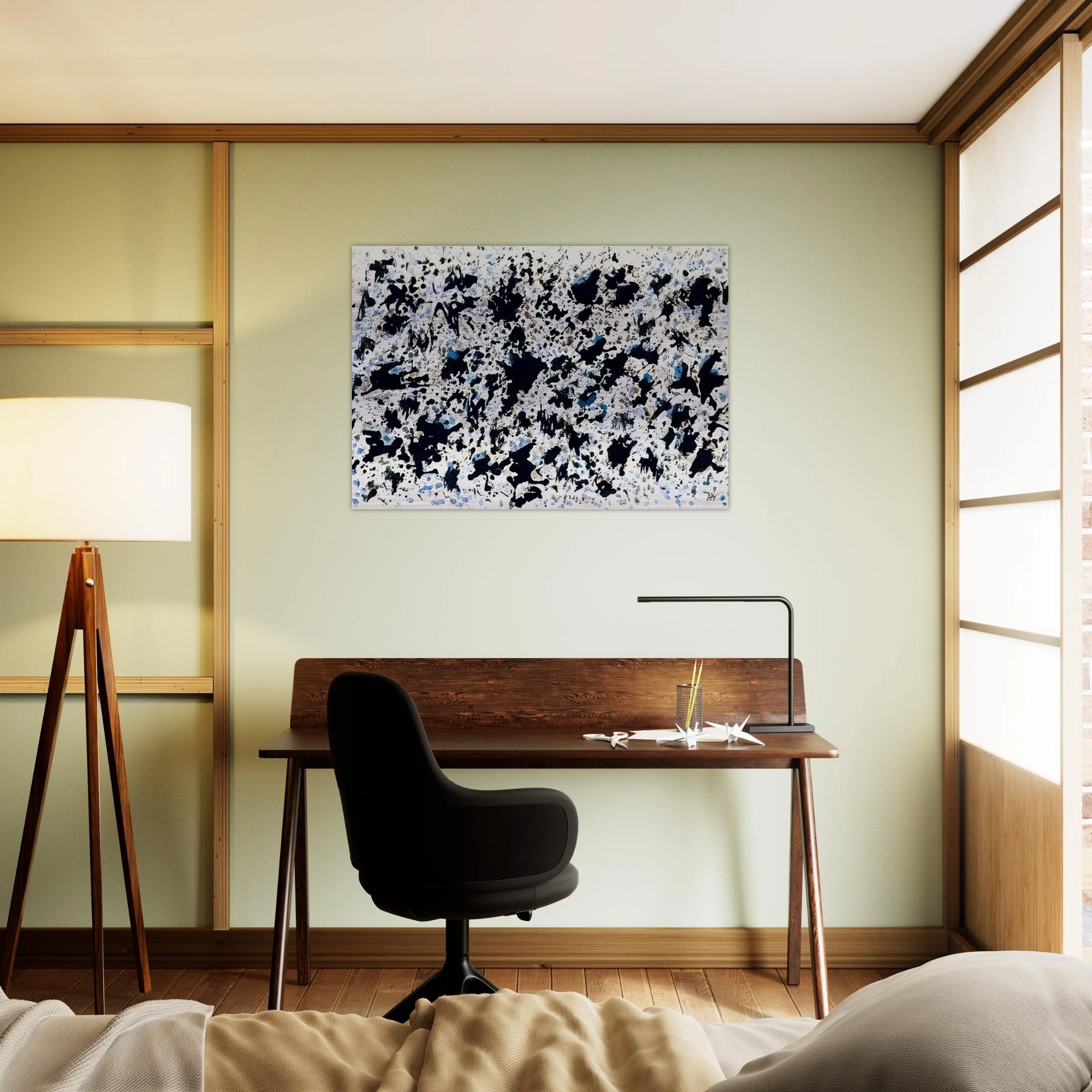 UNTITLED 1 - Henri Michaux Brushed Aluminum Print - 70x100 cm / 28x40 inches | Henri Michaux Aluminum Print | Henri Michaux Prints