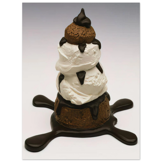 Claes Oldenburg - PROFITEROLE 1990  75x100 cm / 30x40inches Fine Art Poster