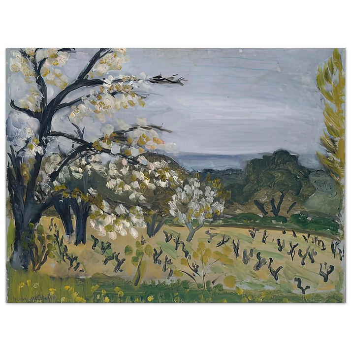 Henri Matisse - LANDSCAPE NICE 1919  75x100 cm / 30x40inches Fine Art Poster