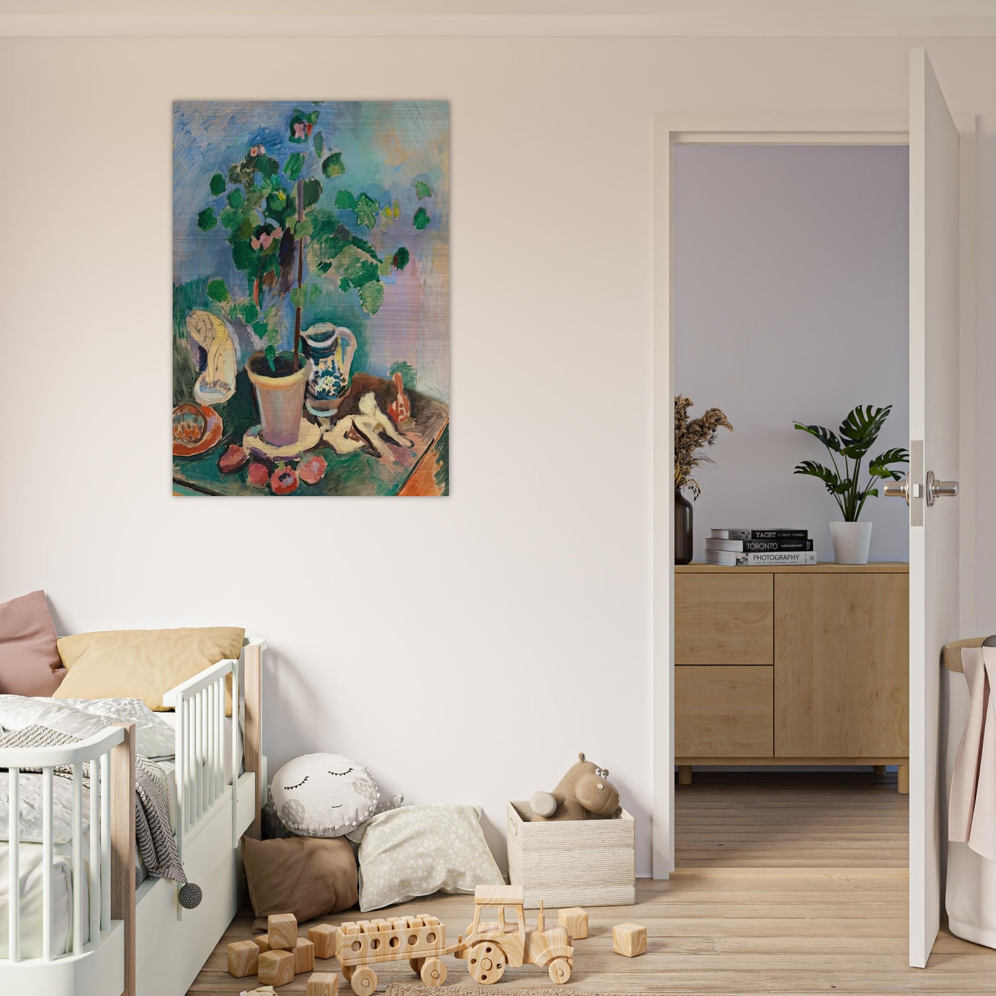 THE GERANIUM 1906 - Henri Matisse Brushed Aluminum Print - 70x100 cm / 28x40 inches | Henri Matisse Aluminum Print | Henri Matisse Prints