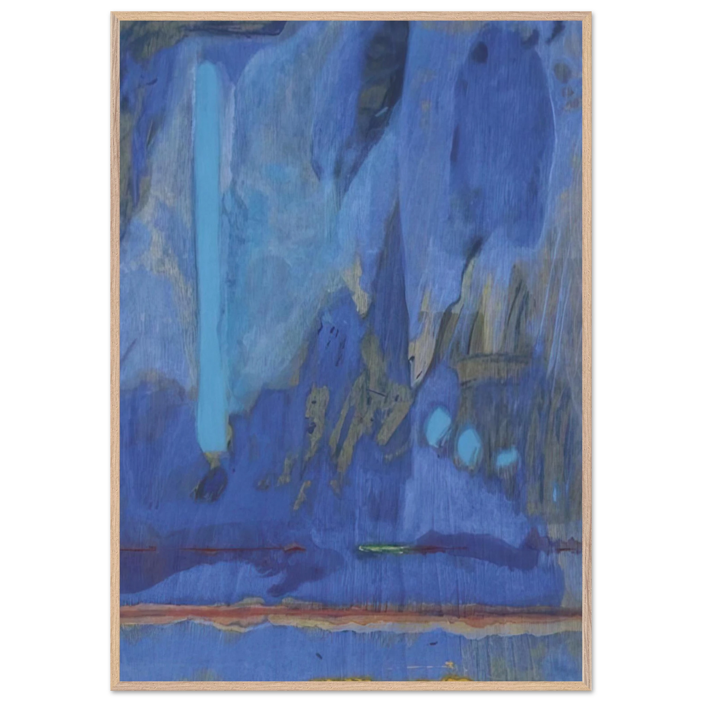 Helen Frankenthaler - Tales of Genji III - 1998 Wall art - 45x60 cm / 18x24 inches - Fine Art Poster-canvas - -