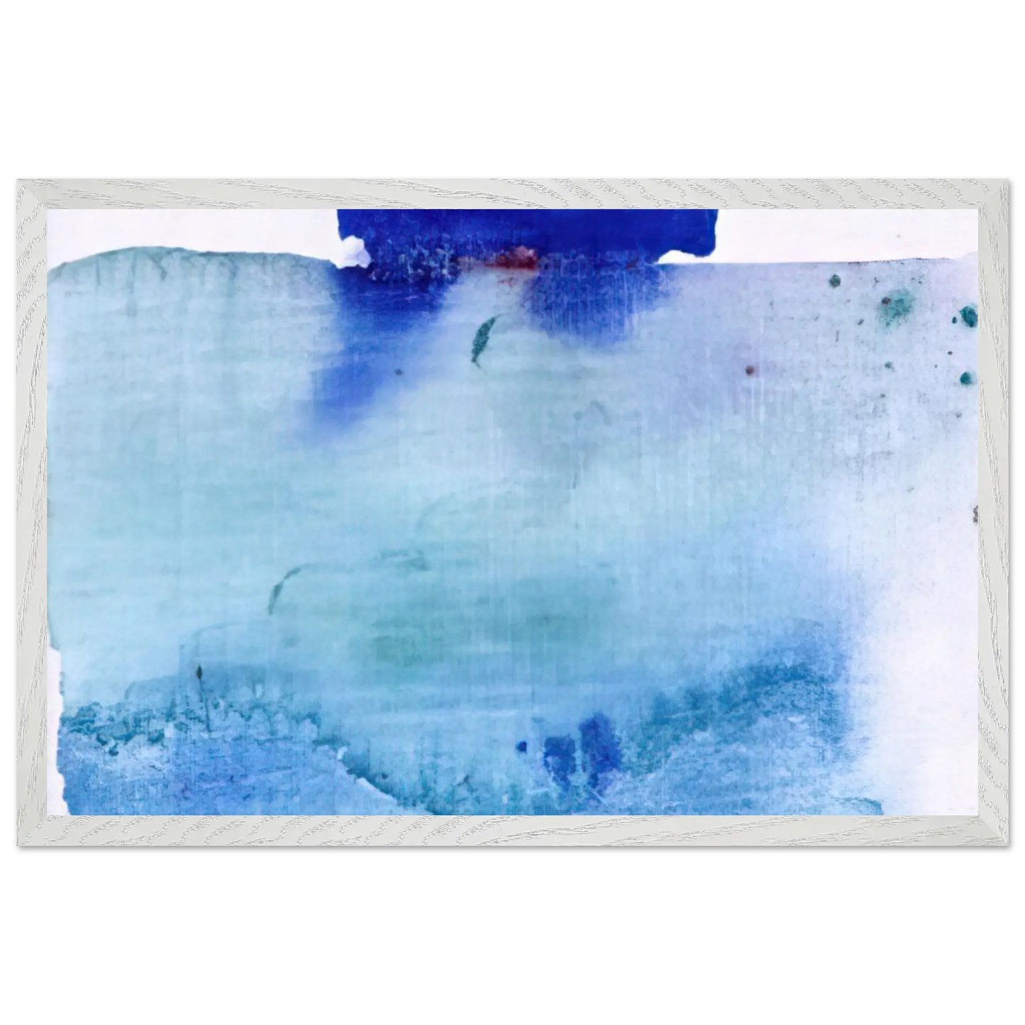 Helen Frankenthaler - Untitled - 1982 Wall art - 60x80 cm / 24x32 inches - Premium Wooden Framed Poster With Fine Art Paper - White frame