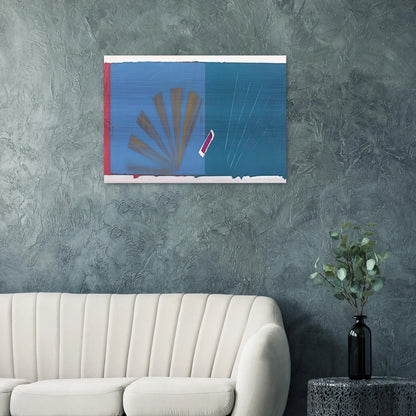 Summer Collage - Sol LeWitt Brushed Aluminum Print - 70x100 cm / 28x40 inches | Sol LeWitt Aluminum Print | Sol LeWitt Prints
