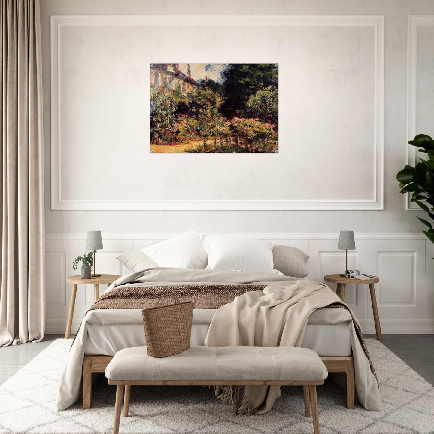 The Artist's House at Giverny - claude monet Acrylic Print - 70x100 cm / 28x40″ inches