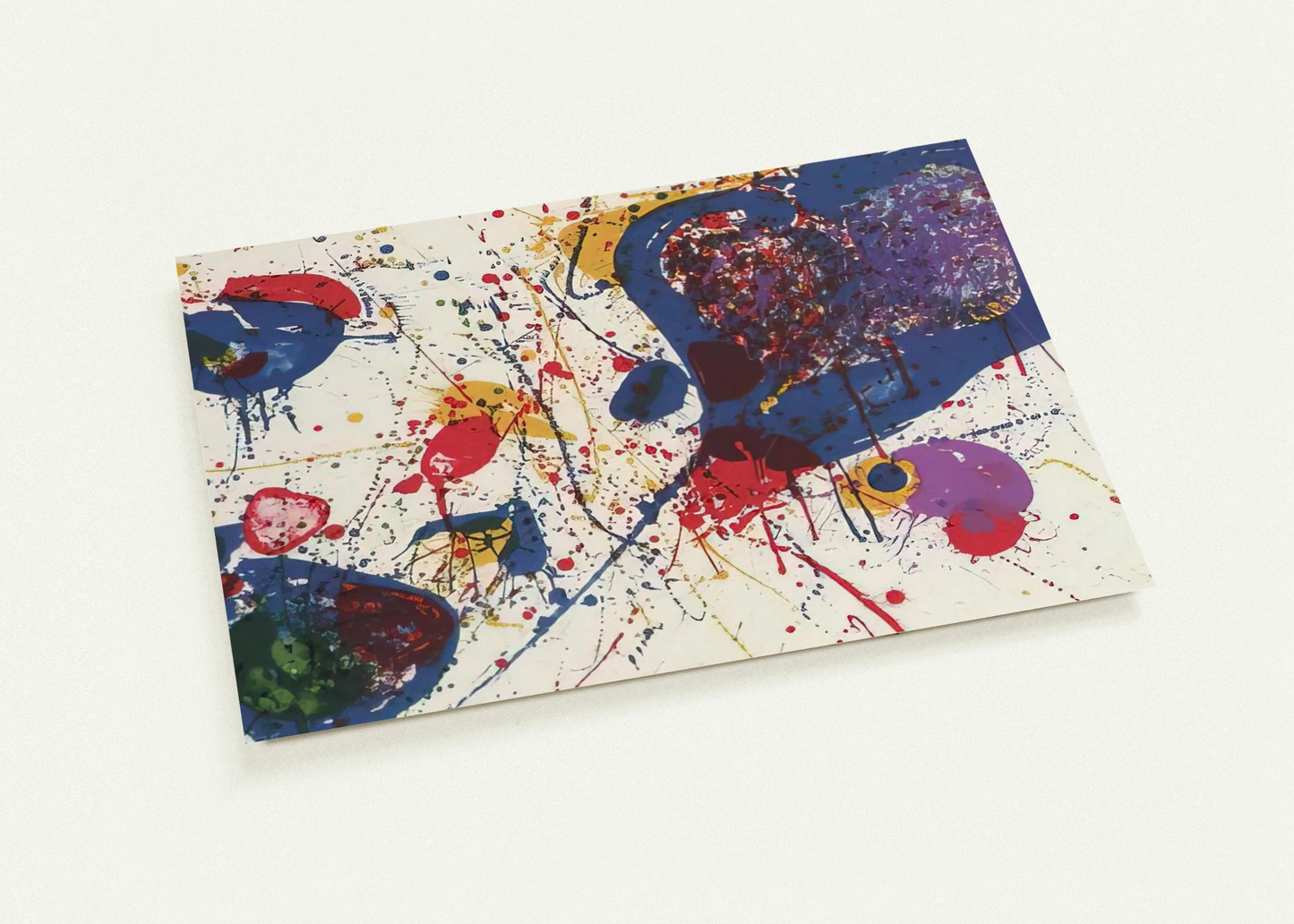 Light Violet  Lembark L20  By Sam Francis Pack of 10 Post Cards | Sam Francis Post Cards | A6 (10.5 x 14.8 cm) - 4.1 x 5.8 inches