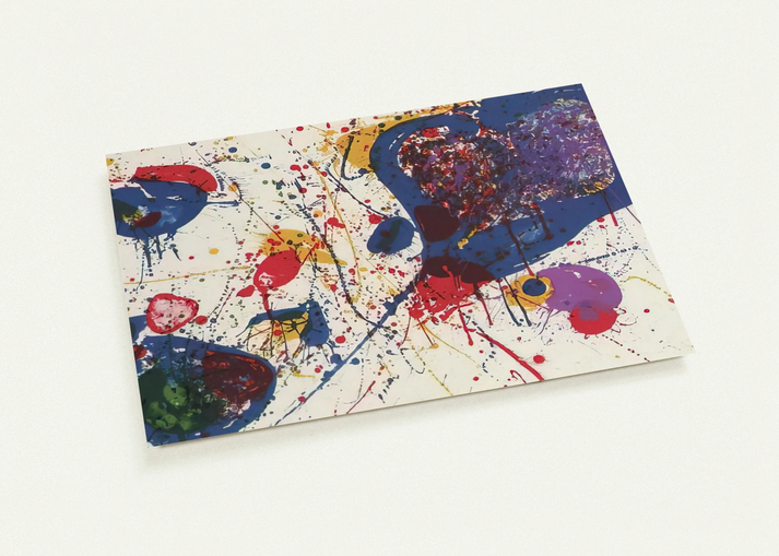 Light Violet  Lembark L20  By Sam Francis Pack of 10 Post Cards | Sam Francis Post Cards | A6 (10.5 x 14.8 cm) - 4.1 x 5.8 inches