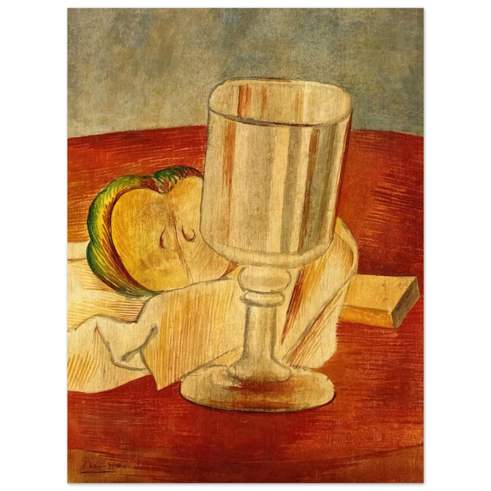 Pablo Picasso - Still life with Gobleet - 1914  75x100 cm / 30x40inches Fine Art Poster