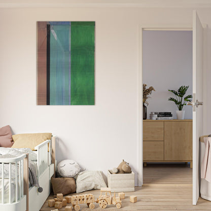 Ocean Park #30 - Richard Diebenkorn Brushed Aluminum Print - 70x100 cm / 28x40 inches | Richard Diebenkorn Aluminum Print | Richard Diebenkorn Prints